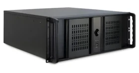 Inter-tech 4U-4098-S čierna / Rack skriňa / 19" / ATX / 2x USB 3.2 Gen1 / uzamykateľné dvere (88887177)