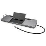 I-TEC USB-C Dual Display Dock 85W / 2x DisplayPort / RJ-45 / 3x USB 3.0 / 2x USB 2.0 / 2x USB-C / 3.5mm jack (C31FLATDOCKPDPRO)