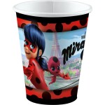 Papierové poháriky 250 ml ks Miraculous Amscan