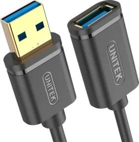 Unitek Y-C4030GBK čierna / Kábel USB-A - USB-A / 3 m (Y-C4030GBK)