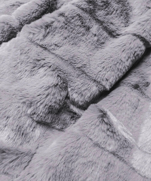 Šedá dámska bunda s kapucňou (br9742-9) odstíny šedé XL (42)