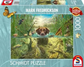Schmidt Puzzle Psie láska: Labrador vo vode