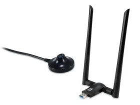 LevelOne WUA-1810E čierna / USB adaptér / AC1200 / Dual-band / Wi-Fi 5 / USB 3.2 (WUA-1810E)