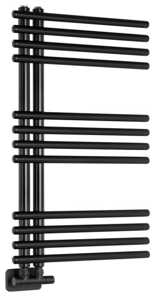 SAPHO - NYMPHA vykurovacie teleso 500x800, čierná mat LLN80B