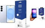 Samsung Galaxy S25 5G 12/256GB Niebieski (SM-S931BLB) + FlexibleGlass + Etui Clear Case
