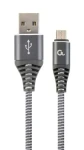 Gembird CC-USB2B USB-A - MicroUSB 1.m šedá (CC-USB2B-AMMBM-1M-WB2)
