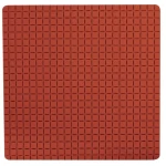 MSV protišmyková podložka do sprchy QUADRO Premium terakota / SBS kaučuk / 54 x 54 cm