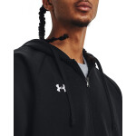 Mikina Under Armour Rival Fleece FZ Hoodie Black/ White L