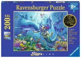 Ravensburger Svietiace puzzle Podvodný raj XXL