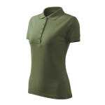 Dámske tričko Pique Polo Free (khaki) M