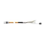 HELU TOPSERV® Hybrid CONNECTING SYSTEMS PVC 8QN11 26.00 m Hotový prepojovací kábel pre senzory/aktory, 17005403, 26.00 m, 1 ks; 17005403