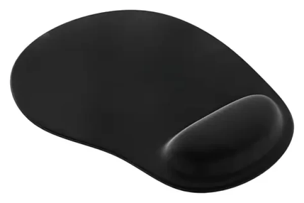 INCA IMPS-008 čierna / Ergonomická podložka pod myš / silikón-gél / 245×220×3 mm / opierka zápästia (IMPS-008)