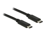 DeLock prepojovací Kábel USB 2.0 Type-C samec gt; USB 2.0 Type-C samec / 0.5 m (83672)