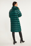 Dámsky páperový kabát s prešívaním Bottle 230-009 Dark Green - Monnari 44/2XL tmavě zelená