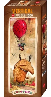 HEYE Vertikálne puzzle Zozoville: Červený balón
