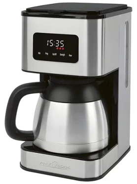 ProfiCook KA 1300 / Kávovar / termokanvica nerez / 1,2 l / dotykové ovládanie / časovač (501300)