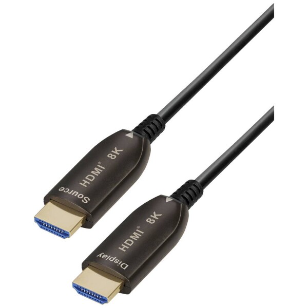 Maxtrack HDMI prepojovací kábel Zástrčka HDMI-A, Zástrčka HDMI-A 10.00 m čierna C 507-10 ML 8K UHD HDMI kábel; C 507-10 ML