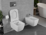 MEXEN/S - MARGO závesná WC misa vrátane sedátka s slow-slim, duroplast, biela 30420900