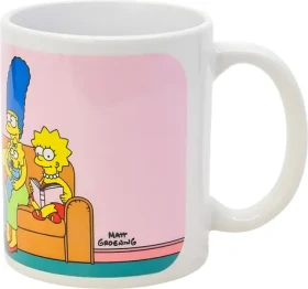 STOR Hrnček keramický 325 ml Simpsonovci - Rodina / Keramika / Darčeková krabička (98049)