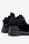 Zateplené pánske trekingové topánky Lace-up Black Zerista 43