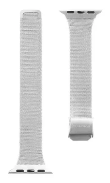 Tactical 748 Loop Slim Magnetický Kovový Remienok pre Watch 38 amp; 40mm strieborná (8596311139000)