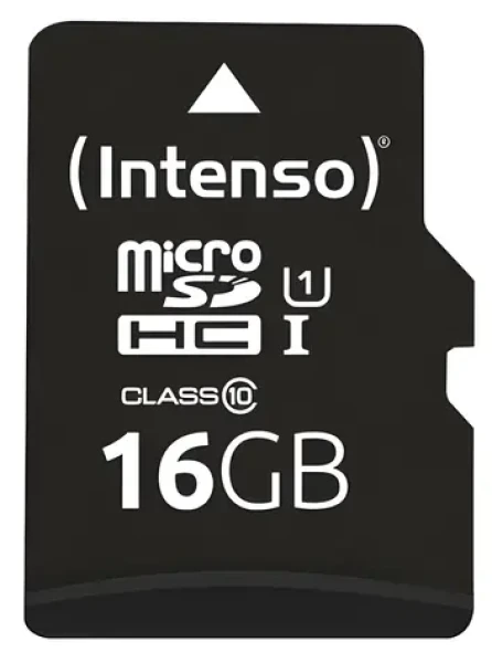 INTENSO UHS-I Performance 16GB / Pamäťová karta microSDXC / Class 10 / UHS-I U1 / čítanie 90 MB/s (3424470)