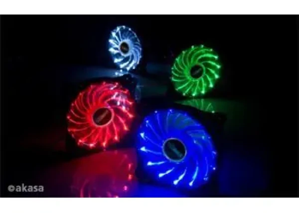 Akasa Vegas AK-FN091-BL modrá / Ventilátor / 120 mm / LED (AK-FN091-BL)