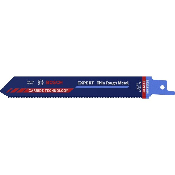 Bosch Accessories 2608900360 EXPERT Thin Tough Metal S 922 EHM kotúč s vratným pohybom, 1 kus Dĺžka rezacieho listu 150 mm 1 ks; 2608900360