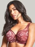 Dámska podprsenka Sabrina Red rose 10631 - Panache 65G bordó