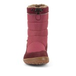 Dievčenské zimné barefoot snehule UP TEX SNOW WOOL Bordeaux G3160249-4 - 34