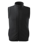 Ďalšia fleecová vesta unisex ebony gray S