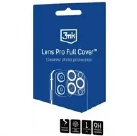 3mk Lens Pro Full Cover sklá na fotoaparát pre Apple iPhone 16 Pro/16 Pro Max (5903108588492)