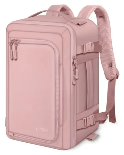 Tech-Protect Defender S50 ružová / Batoh / 20L / na notebook / kabínová batožina Ryanair Wizz Air