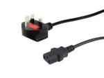 Equip BS 1363 - C13 čierny / Napájací kábel / 10 m / 250 V / 10 A (112304)
