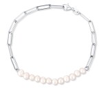 JwL Luxury Pearls Fashion strieborný náramok s perlami JL0757