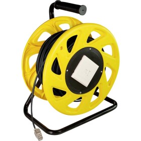 LogiLink CQ4060S RJ45 sieťové káble, prepojovacie káble CAT 7 S/FTP 60 m čiernožltá bez halogénov, vyvíja málo spalín, krytie TPE 1 ks; CQ4060S