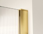 HOPA - Walk-in sprchovací kút LAGOS GOLD NEW 200 - Farba rámu - Zlatá, Rozmer A - 100, Rozmer C - 200, Výplň - Vrúbkované bezpečnostné sklo - 8 mm BCLAGO10BGPN2