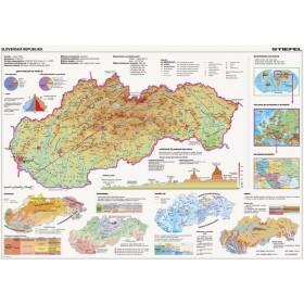 Dino Puzzle Mapa Slovenska 2000 dielikov