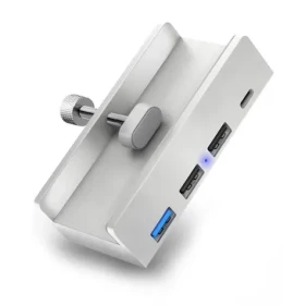 Connect IT USB DeskHub 4v1 na dosku stola strieborná (CHU-5100-SL)
