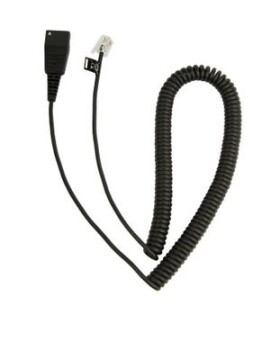 Jabra 8800-01-37 / kábel QD Cord na RJ10 pre Lucent Callmaster V amp; VI amp; Cisco 79xx amp; PLX A2 / 2m (8800-01-37)