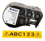 BRADY Páska pre tlačiarne M410, BMP41, M510, BMP51, M511 čierno-žltá / Štítky do tlačiarne / Vinylové / 25,4 mm (M4C-1000-595-YL-BK)