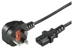 MicroConnect Power Cord UK Typ G - C13 2m čierna / Anglická koncovka (PE090420)