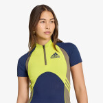 Tričko adidas Equipment Tight Short-Sleeve T-Shirt Night Indigo/ Acid Yellow/ Olive Strata L