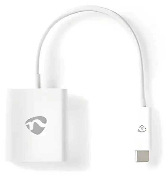 Nedis USB-C - VGA / Adaptér / USB 3.2 Gen 1 / 1080p / 5 Gbps / 0,2 m (CCGP64851WT02)