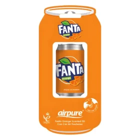 Airpure Osviežovač vzduchu do auta Fanta Orange / Osviežovač vzduchu do auta / 3D plechovka / Vôňa pomaranč