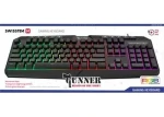 Swissten GUNNER čierna / Herná klávesnica / Drôtová / US layout / RGB (59107210)