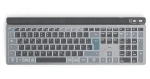 HAMA WK-750 čierno-šedá / Klávesnica / Bezdrôtová / Multi Device / Podsvietená / Celá veľkosť (U8173068)