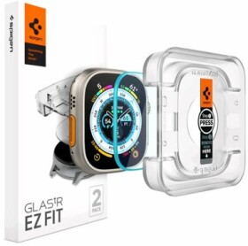 Spigen Glass EZ Fit 2 Pack ochranné sklo s aplikačným nástrojom pre Apple Watch Ultra (49mm) / 2ks (AGL05556)