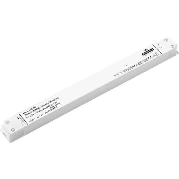 Dehner Elektronik LED driver 100 W 8.33 A 12 V prepätia, ochrana proti prepätiu, schválenie nábytku, stmievateľný; SL 100-12VFT Linetype