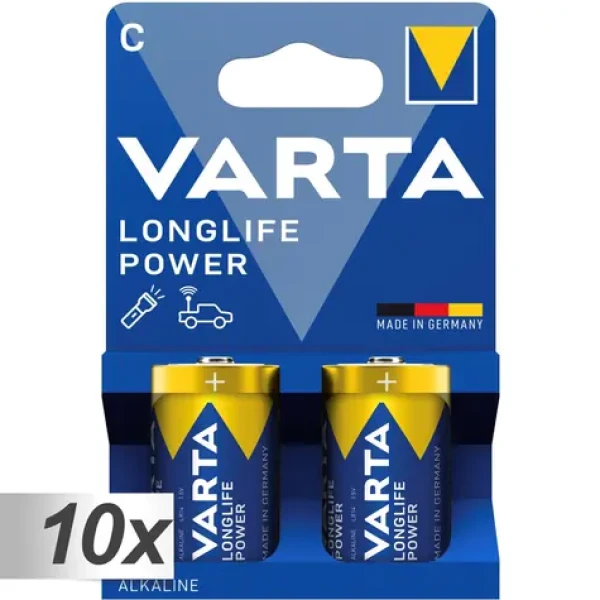 Varta Longlife Batéria Baby C LR 14 / 1.5V / alkalická / 20ks / v boxe (172946)